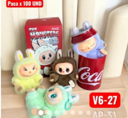 LABUBU CON COCACOLA SORPRESA V6-27